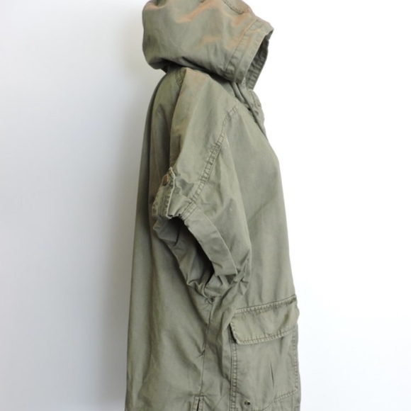 American Eagle Cotton Hooded Utility Jacket/Vest - Size M - Picture 2 of 3